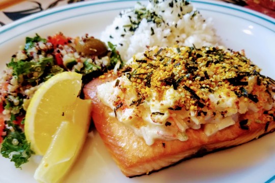 ハワイごはんレシピ”Furikake Salmon"