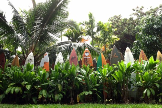 HO'OKIPA@Maui nui #2 Surfboard Fence in Haiku
