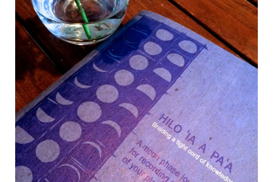 THINGS@Maui nui #1 Moon Phase Journal by Kealopiko