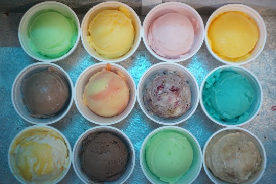 「８ハーフデザート」でレアなアイスクリーム体験