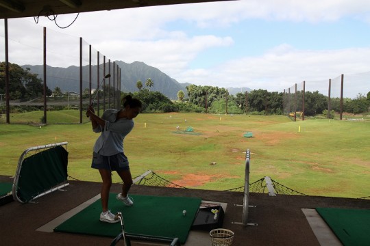 ハワイでゴルフデビュー！