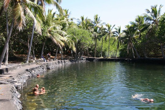 ハワイの温泉