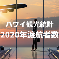 2020年の日本からハワイへの渡航者数について