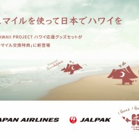 JALのマイル交換特典に111-HAWAII PROJECTハワイ応援グッズ新登場！
