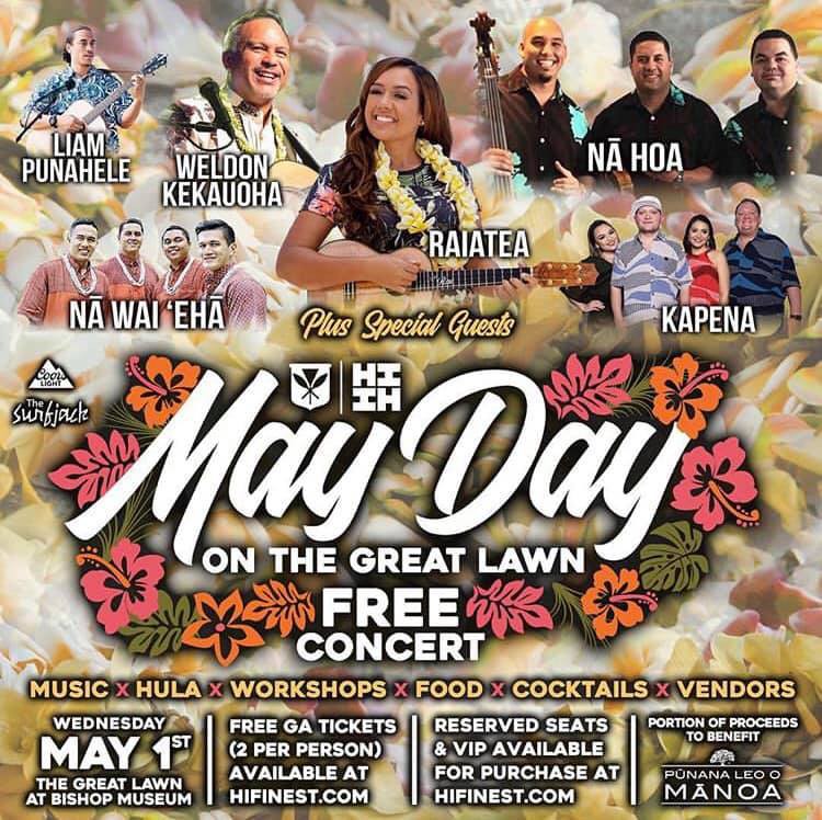 Hawaii's Finest Free May Day Concert 