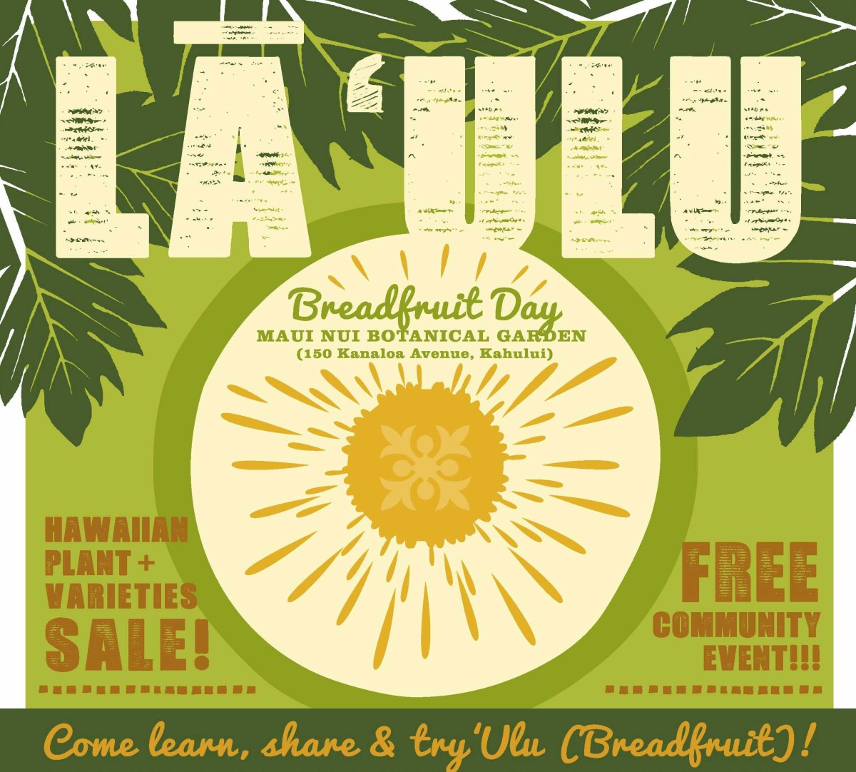 La Ulu Breadfruit Day 2018