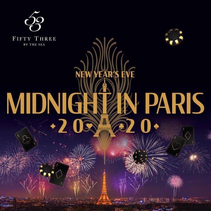 ROAR INTO PARIS IN THE 20’S AT 53 BY THE SEA: MIDNIGHT IN PARIS NEW YEAR’S EVE SOIRÉE