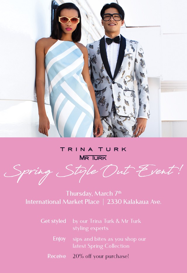 Trina Turk l MR Turk 2019 Spring Style Out Event