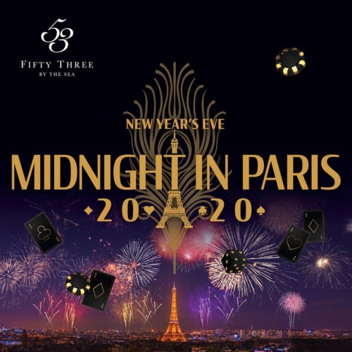 ROAR INTO PARIS IN THE 20’S AT 53 BY THE SEA: MIDNIGHT IN PARIS NEW YEAR’S EVE SOIRÉE