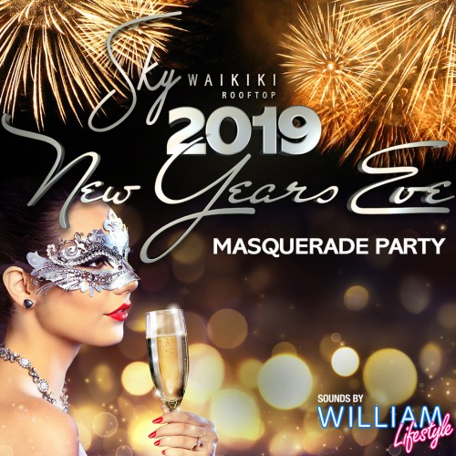 Sky Waikiki 2019 NYE Masquerade Party