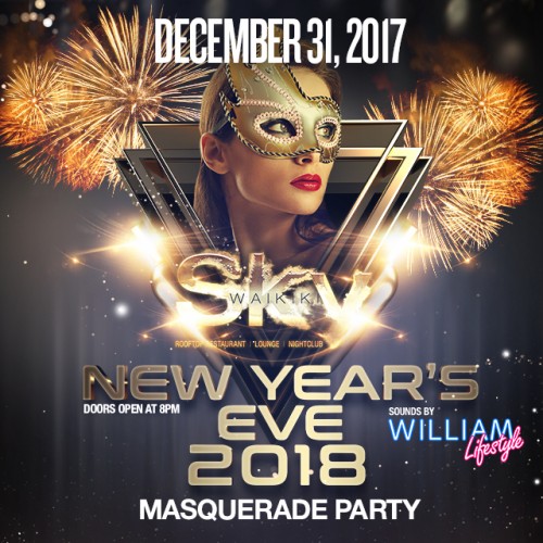 NYE 2018 Masquerade Party