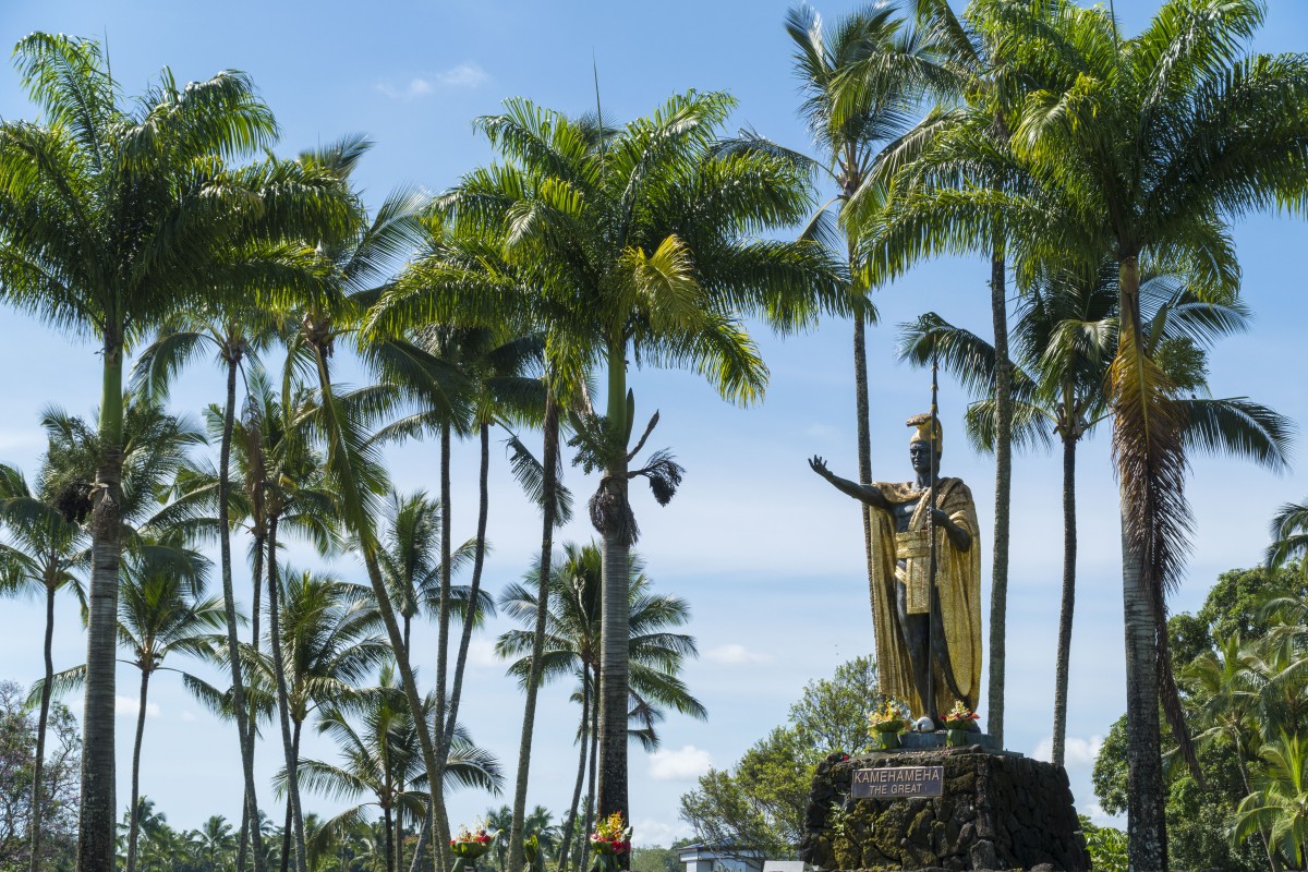 カメハメハ大王像 ヒロ ハワイの 自然 名所 Allhawaiiオールハワイ