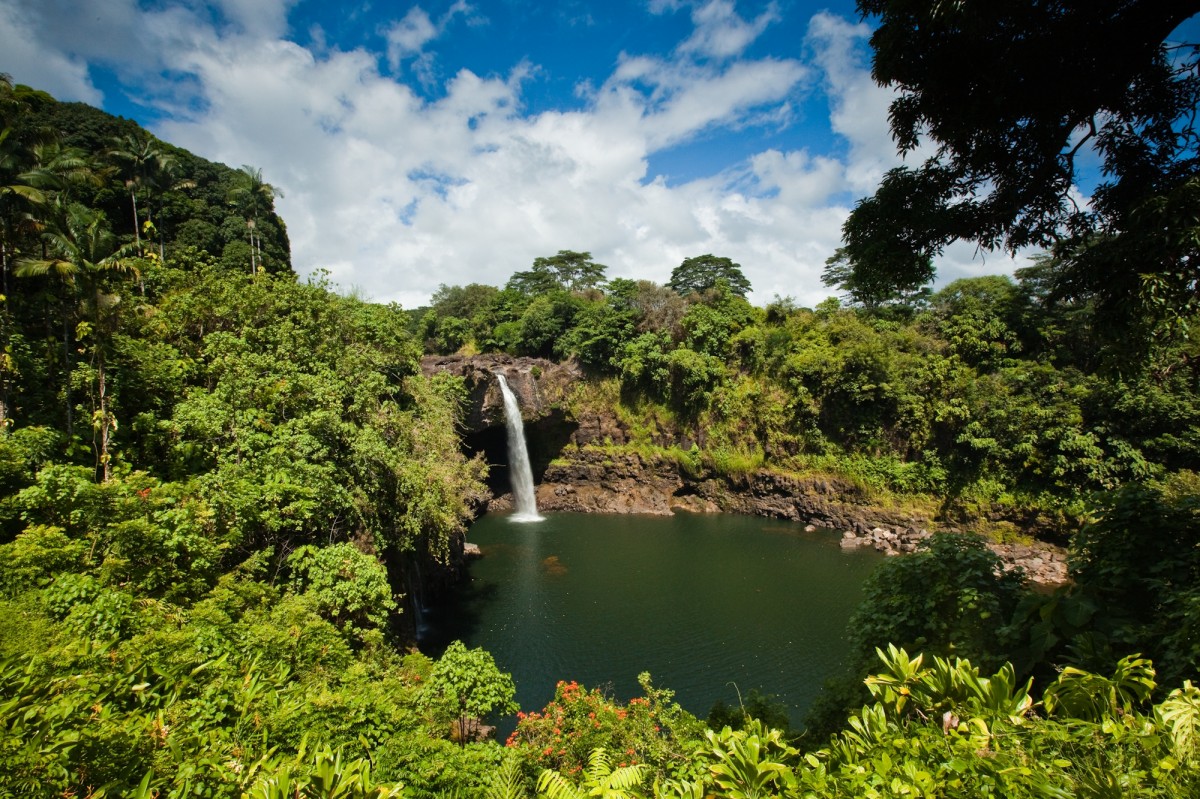 レインボー滝 ハワイの 自然 名所 Allhawaiiオールハワイ