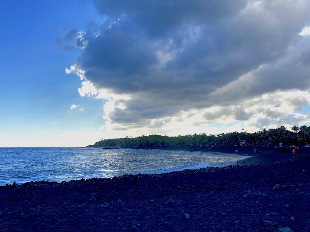 New ポホイキ 黒砂海岸ビーチ 新しい景色 太公望ハワイ Allhawaiiオールハワイ