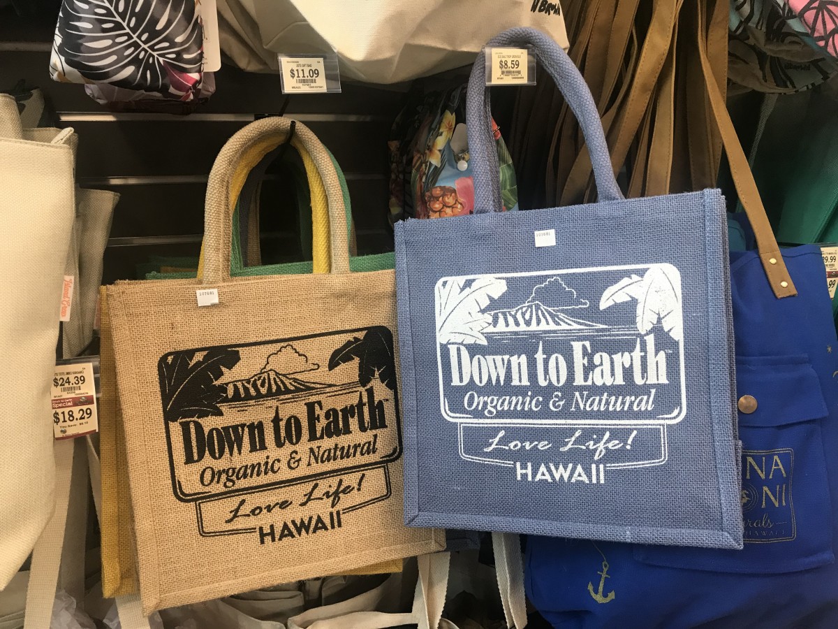 Down to Earth ダウントゥアース キャンバス地 エコバッグ