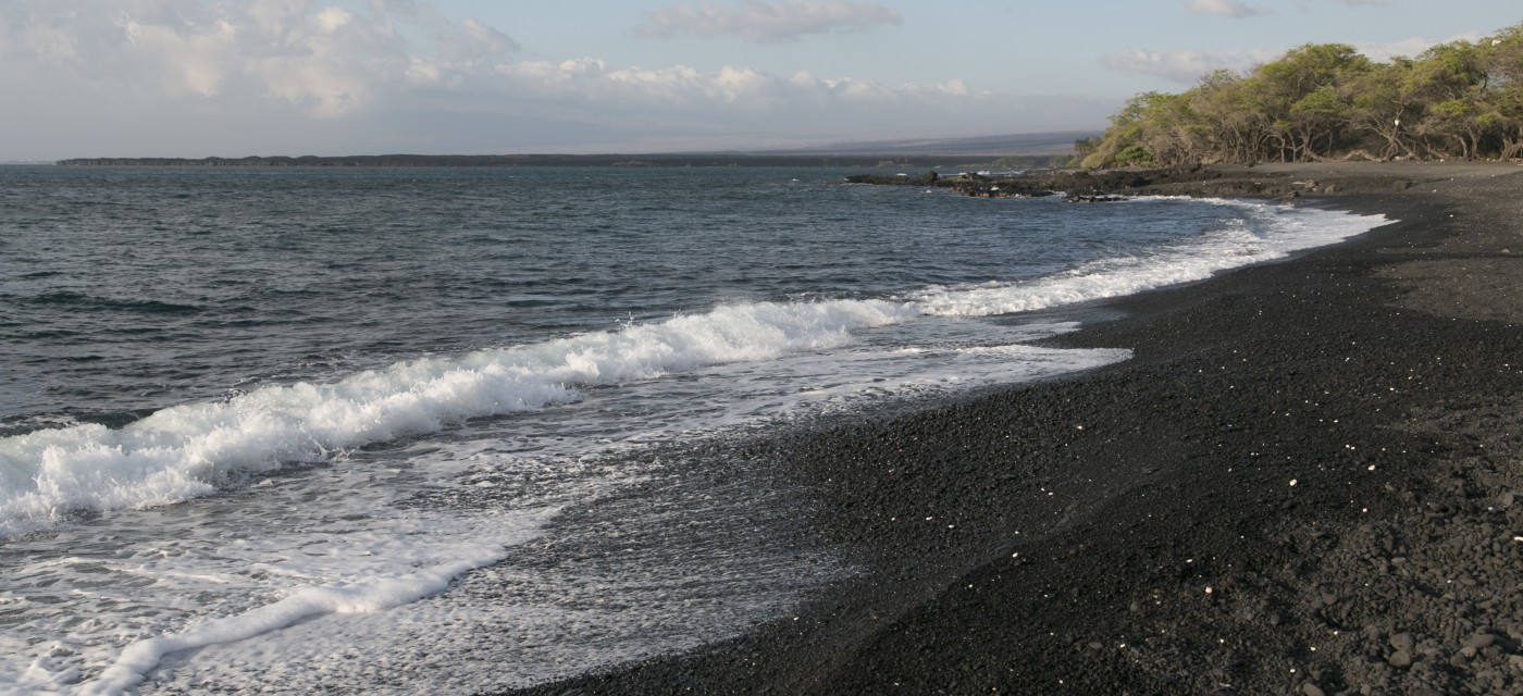 プナルウ黒砂海岸 ハワイの 自然 名所 Allhawaiiオールハワイ