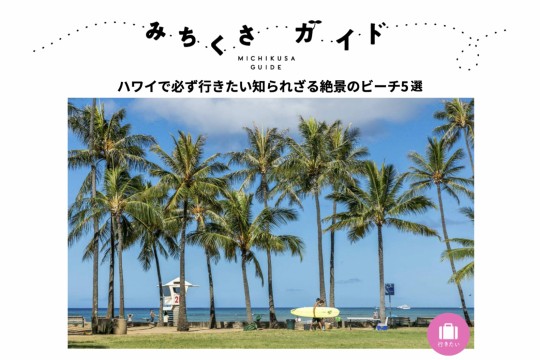 【サーフジャック ハワイ】「みちくさガイド」を参考に次のハワイ旅行を計画しよう